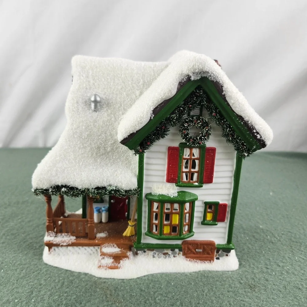 Dept 56 Simple Traditions Pine Isles Timber's Farm House Village w/ Box 2004